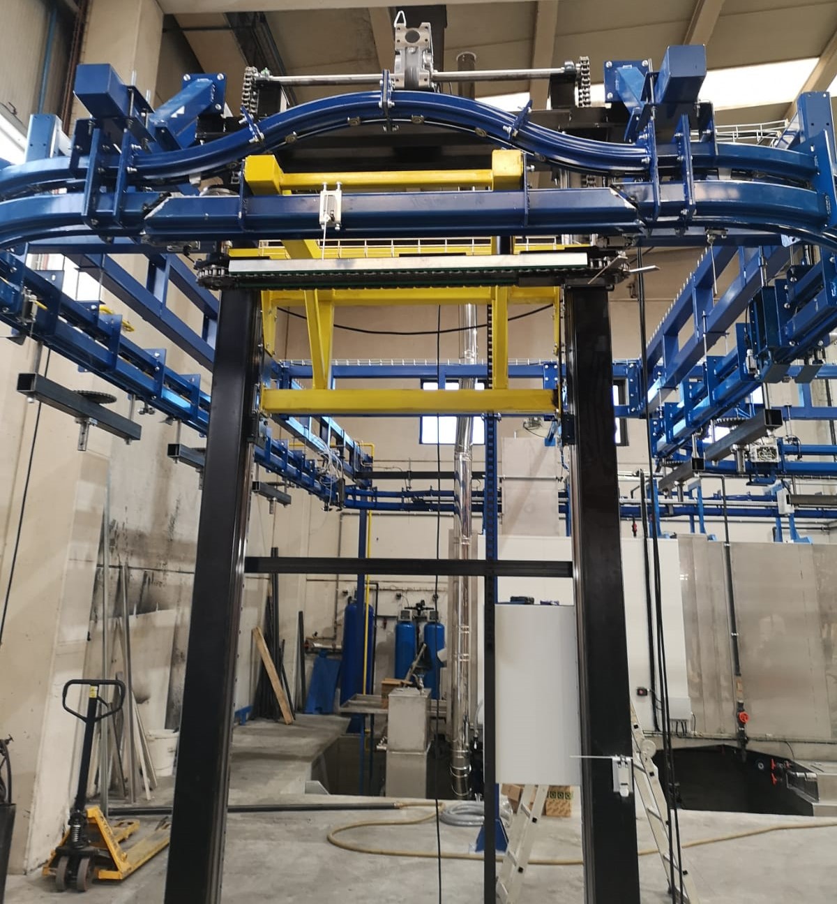 ELEVADOR DOBLE COLUMNA POWER & FREE